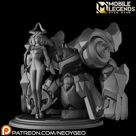 EDITH - MOBILE LEGENDS 3D model 3D printable | CGTrader