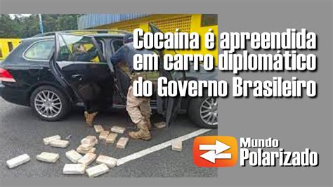 50Kg de Drogas são encontradas em carro diplomático do Governo