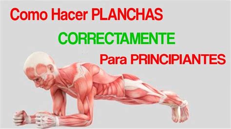 Como Hacer Planchas Correctamente Para Principiantes Tutorial Paso A