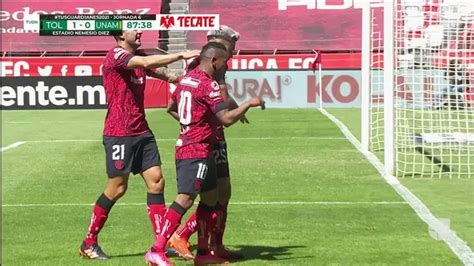 Goool Alexis Canelo Anota Para Toluca Tudn Liga Mx Tudn