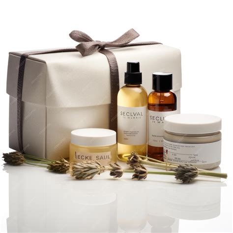 Premium AI Image | Organic Skincare Gift Set isolated on white ...