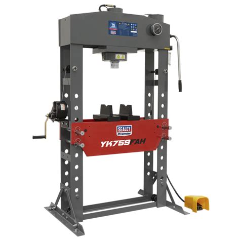 75T Premier Heavy Duty Air Hydraulic Press Toolwarehouse