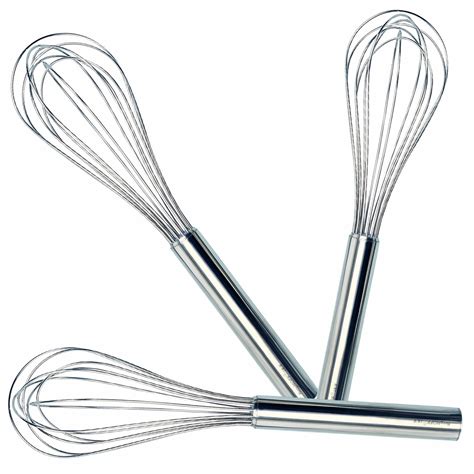 Amazon Berghoff Piece Stainless Steel Whisk Set Kitchen Dining