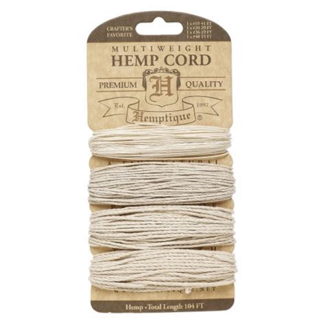 Hemptique Multi Weight Hemp Cord 1 Ct Kroger