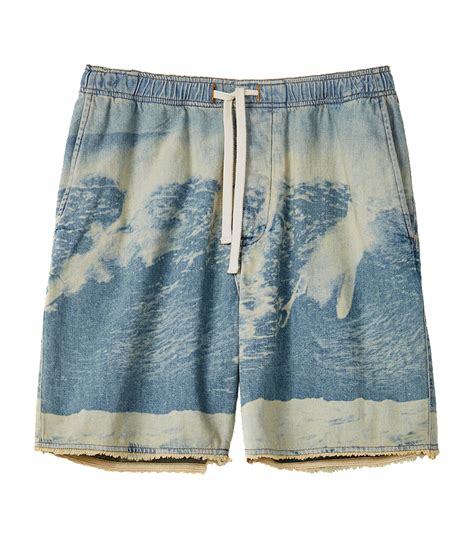 Loewe X Paulas Ibiza Surf Denim Shorts Harrods Hk