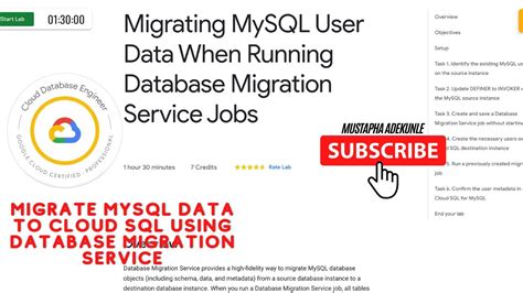 Migrating Mysql User Data When Running Database Migration Service Jobs