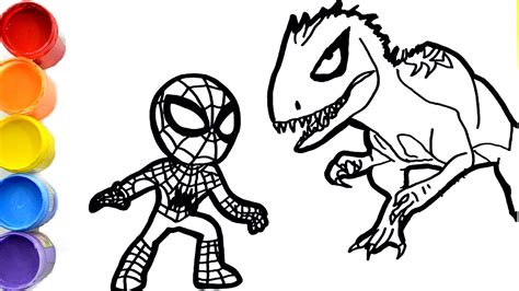 Dibujos De Marvel S Spidey And His Amazing Friends Vs Dinosaur Spider Man