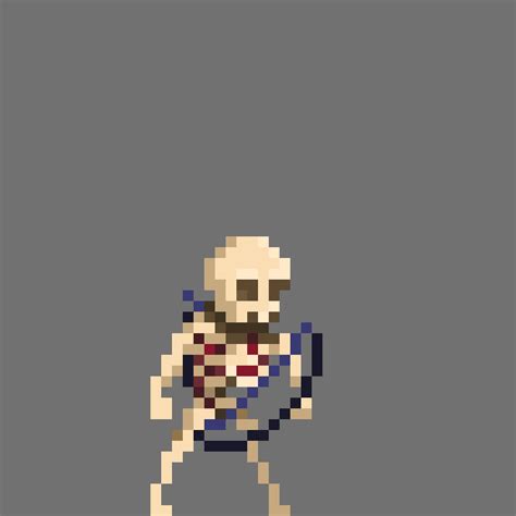 Animated Pixel Skeletons By Evgeniy Luch