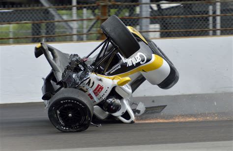 Spectacular crashes at Indianapolis raise safety concerns | USA ...