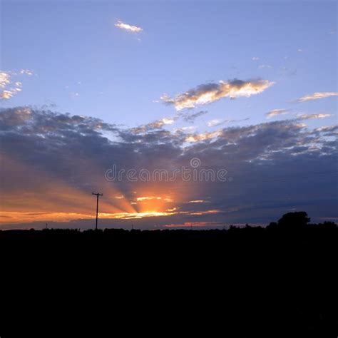 Campo No Alvorecer Imagem De Stock Imagem De Nascente 40722397