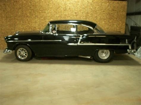 1955 Chevy Belair 2 Door Hardtop Street Legal Drag Car Old School