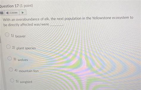 Solved Which Terrestrial Biome Has The Most Biodiversity 1