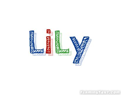 Lily Name Logo - LogoDix