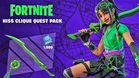 New Ani Konda Skin Showcase Hiss Clique Quest Pack Chapter 4 Season 2 Fortnite Livestream