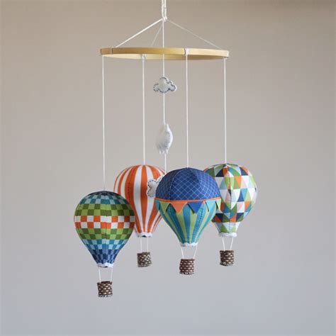 PATTERN How To Make A Hot Air Balloon Baby Mobile Etsy UK