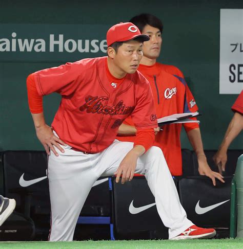 【広島】直近6戦3度目の完封負け西川龍馬、右脇腹痛で途中交代 新井貴浩監督「今日の段階では何とも」 スポーツ報知