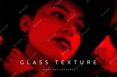 Premium Psd Red Glass Overlay Texture Psd Photo Effect