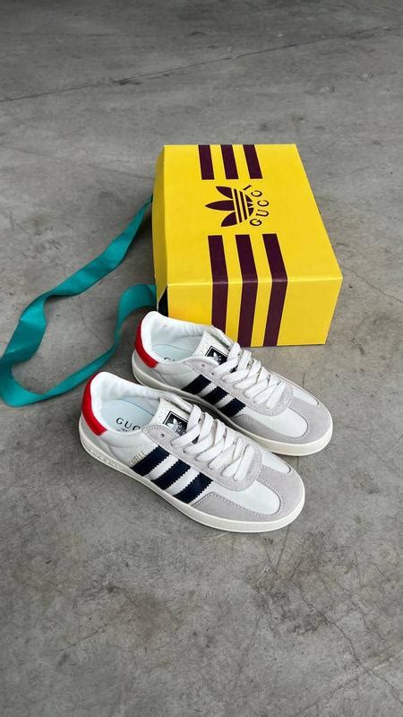 Gucci X Adidas Gazelle White