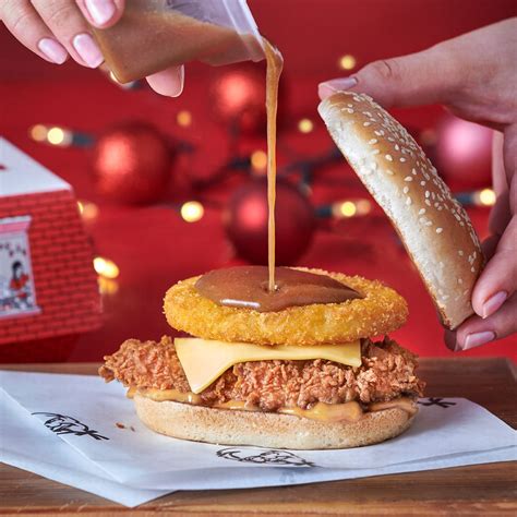 Kfc Launch New Gravy Filled Chicken Burger Just In Time For Christmas