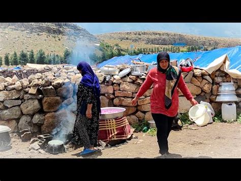 Iran Nomadic Life Cooking Lunch In A Nomadic Kitchen Tribal Life