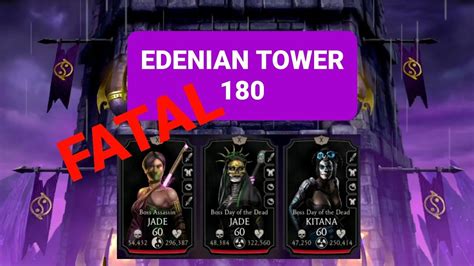 MK Mobile Edenian Tower 180 FATAL Boss Fight Gameplay Walkthrough