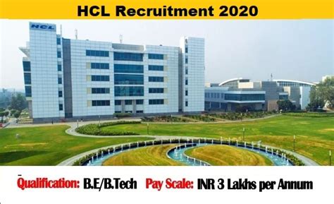 HCL Recruitment 2020 | Product Support Engineer | BE/B.Tech