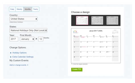 FAQ: Printable Calendar (PDF)