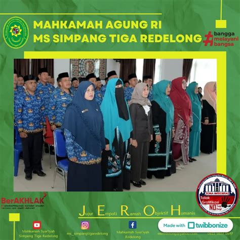 Sekretaris Ms Simpang Tiga Redelong Hadiri Pelantikan Pj Sekda Bener