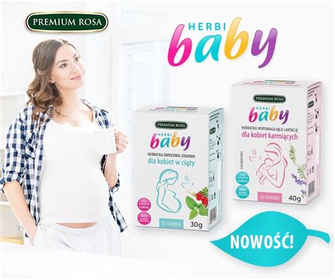 Nowość Naturalne herbatki Herbi Baby dla dzieci kobiet w ciąży i