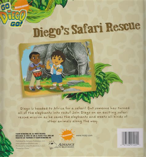 Diego's Safari Rescue (Hardcover: Go Diego Go, Children's Picture Books ...