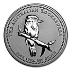 Australian Silver Kookaburra 2005 10 Oz