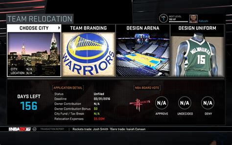 Screenshot Of NBA 2K16 Windows 2015 MobyGames