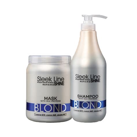 STAPIZ SLEEK LINE BLOND Szampon Maska ZESTAW 10590734864 Allegro Pl