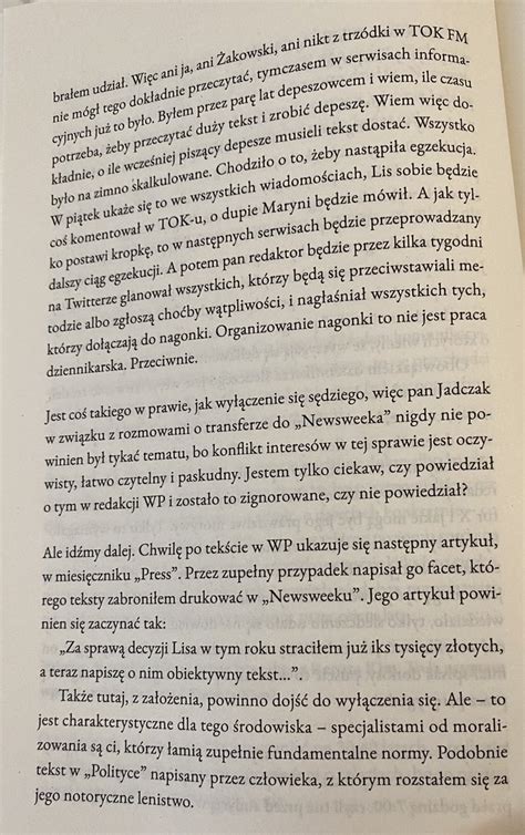 Adam On Twitter Maja Minie Rok Od Momentu Gdy Tomasz Lis Przesta