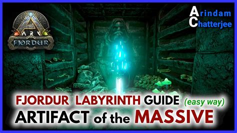 Ark Fjordur Artifact Of The Massive Fjordur Labyrinth Guide X Cave