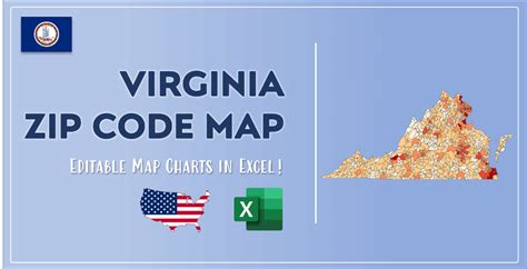 Virginia Zip Code Map And Population List In Excel