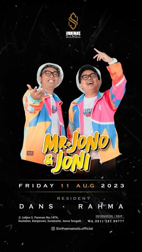 event    jono joni  sixthsense solo update solo info