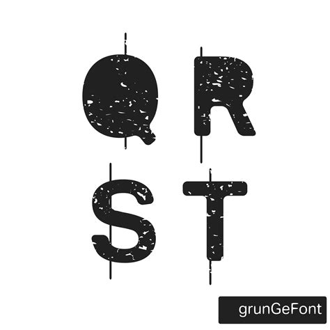 Alphabet grunge font 601620 Vector Art at Vecteezy