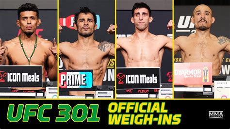 Ufc Pantoja Vs Erceg Official Weigh Ins Mma Fighting Youtube