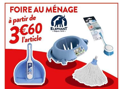 Promo Foire Au M Nage L Phant Chez Cora