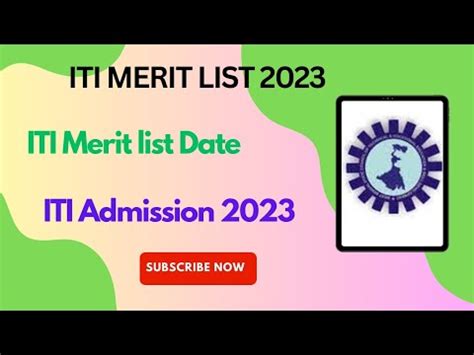 Iti Merit List Iti Merit List Date Iti Merit List In West