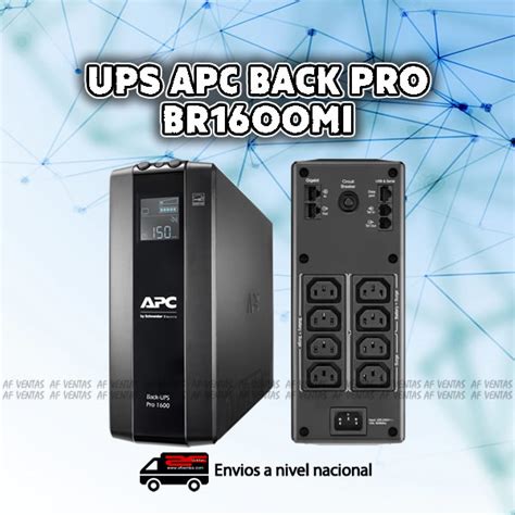 Ups Apc Back Pro Br Mi De Va W Tomas De Salida Avr