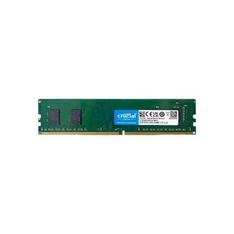 Memória Ram Para Pc 8Gb Crucial Computador Desktop Ct8G4Dfra32A Ddr4 De