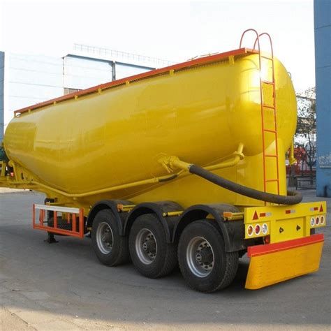 China Cbm Axle Bulker Cement Trailer Fly Ash Powder Air