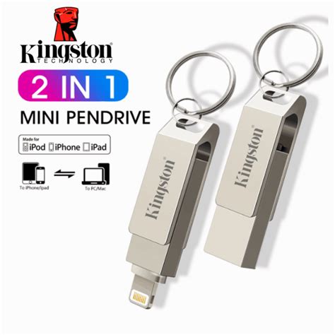 Kingston OTG Usb Flash Drive 512GB 1TB 2TB Pendrive For IPhone 14 13 12