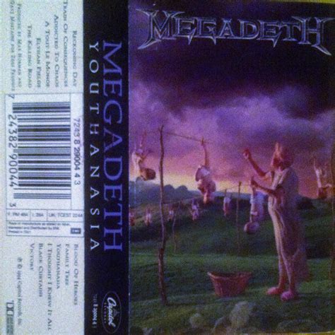 Megadeth - Youthanasia (1994, Dolby, Cassette) | Discogs