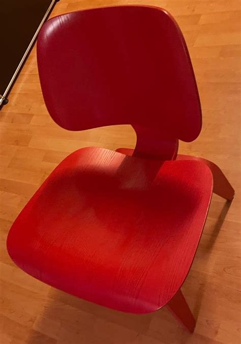 Vitra Lcw Lounge Chair Wood Rot Von Charles Ray Eames Kaufen