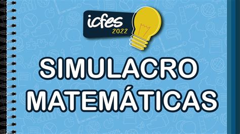 Simulacro Matemáticas ICFES 2022 Maratón de preguntas YouTube