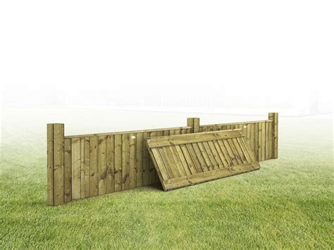 Heavy Duty Vertilap Featheredge Fence Panel 6ft X 3ft