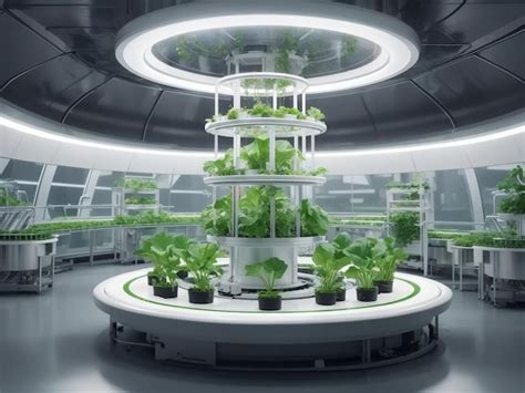 Premium Ai Image Organic Vegetable Farm Hydroponic Vegetable Plant